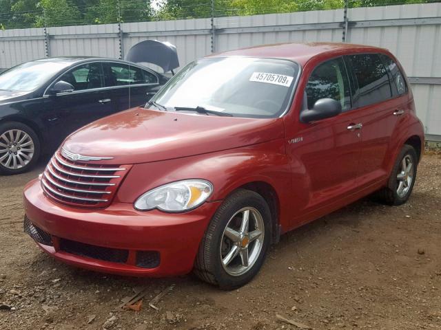 3A4FY48B36T366234 - 2006 CHRYSLER PT CRUISER RED photo 2