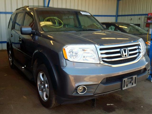 5FNYF4H74CB008344 - 2012 HONDA PILOT EXLN GRAY photo 1