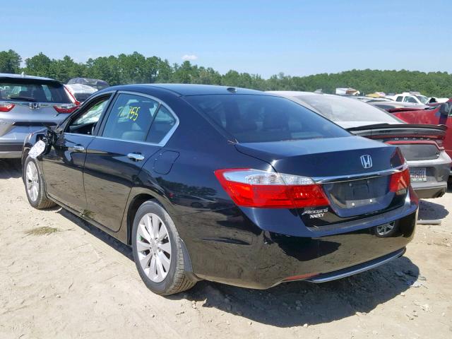 1HGCR2F80DA061636 - 2013 HONDA ACCORD EXL BLACK photo 3