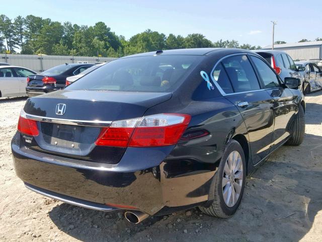 1HGCR2F80DA061636 - 2013 HONDA ACCORD EXL BLACK photo 4