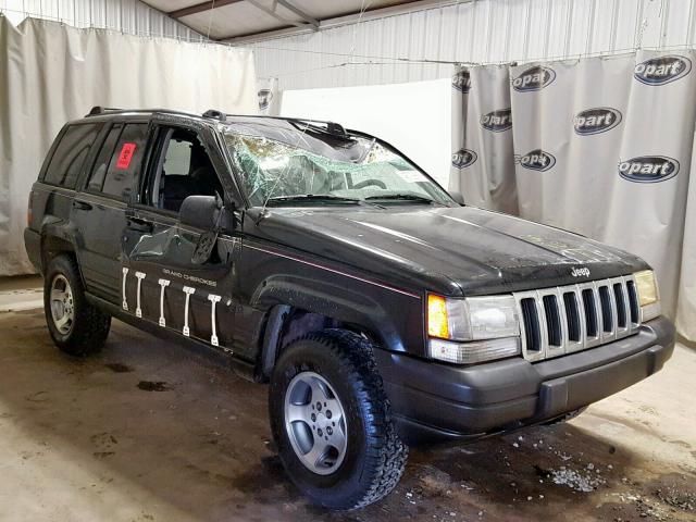 1J4GZ58SXTC326439 - 1996 JEEP GRAND CHER BLACK photo 1