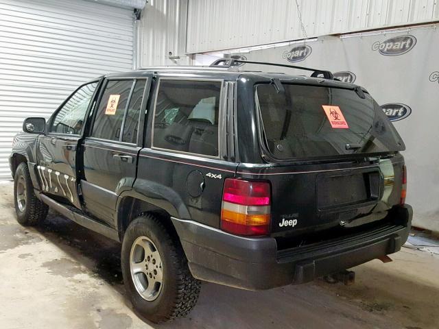 1J4GZ58SXTC326439 - 1996 JEEP GRAND CHER BLACK photo 3