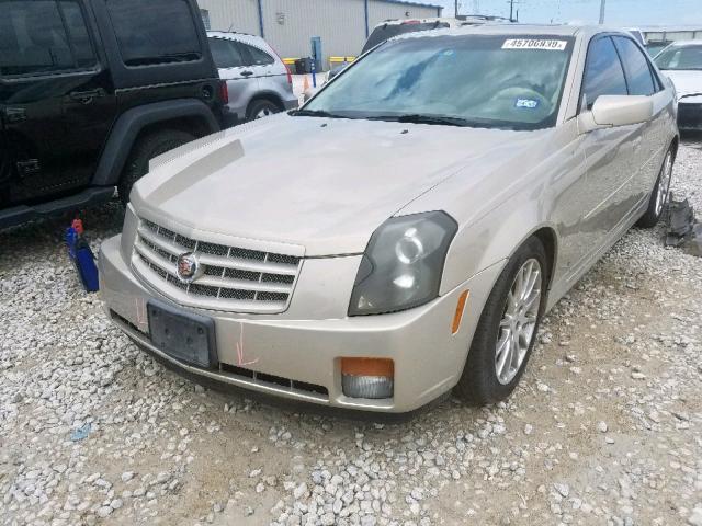 1G6DP577470107501 - 2007 CADILLAC CTS HI FEA GOLD photo 2