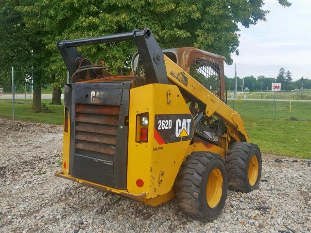 CAT0262DHDTB02928 - 2015 CATERPILLAR SKIDSTEER YELLOW photo 4