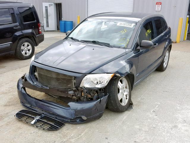 1B3HB48B07D594443 - 2007 DODGE CALIBER SX BLACK photo 2