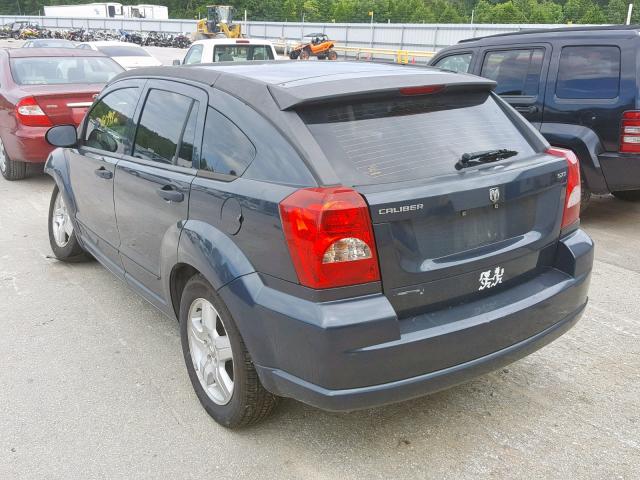 1B3HB48B07D594443 - 2007 DODGE CALIBER SX BLACK photo 3