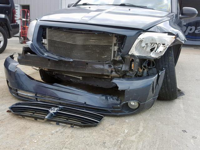 1B3HB48B07D594443 - 2007 DODGE CALIBER SX BLACK photo 9