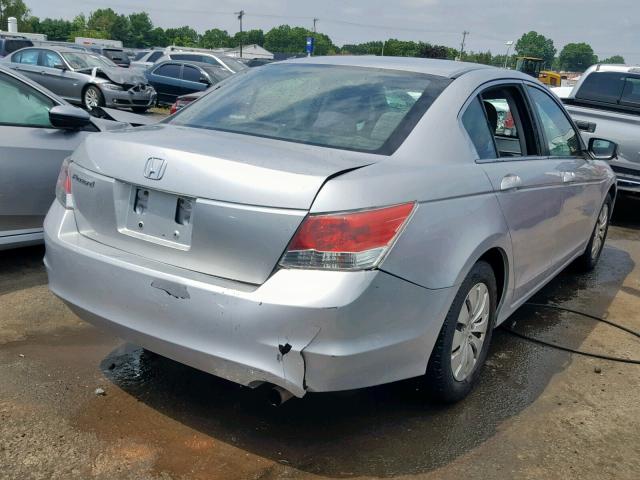 1HGCP26379A120361 - 2009 HONDA ACCORD LX SILVER photo 4