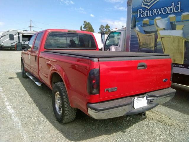 3FTSW30SX1MA76026 - 2001 FORD F350 SRW S RED photo 4