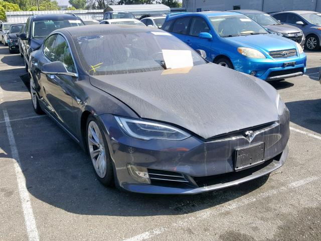 5YJSA1E16HF226408 - 2017 TESLA MODEL S فحمي صورة 1