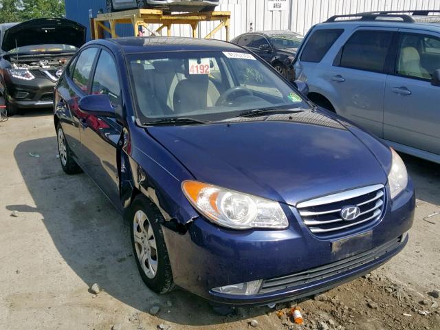 KMHDU4AD2AU904128 - 2010 HYUNDAI ELANTRA BL BLUE photo 1