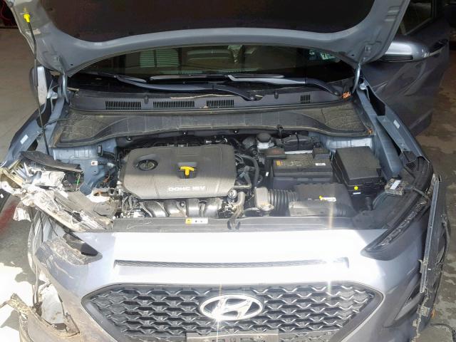 KM8K62AA3JU158834 - 2018 HYUNDAI KONA SEL BLUE photo 7