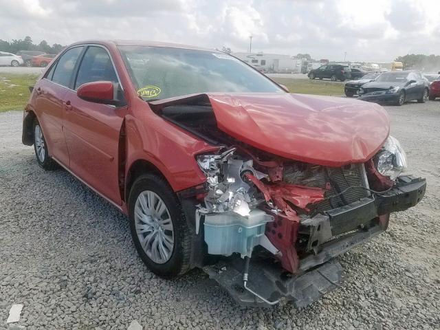 4T4BF1FK2ER383236 - 2014 TOYOTA CAMRY L RED photo 1