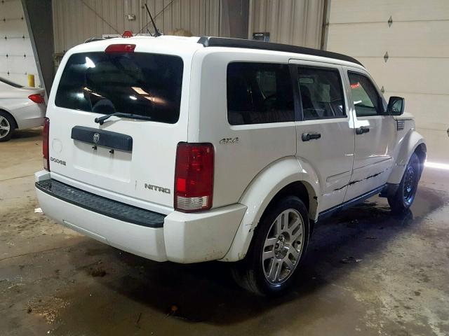 1D4PU4GK0BW590561 - 2011 DODGE NITRO HEAT WHITE photo 4