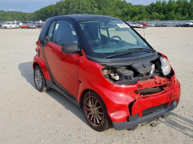 WMEEJ31X69K331426 - 2009 SMART FORTWO PUR RED photo 1