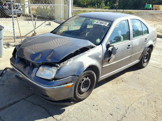 3VWRK69M94M120566 - 2004 VOLKSWAGEN JETTA GL GRAY photo 2