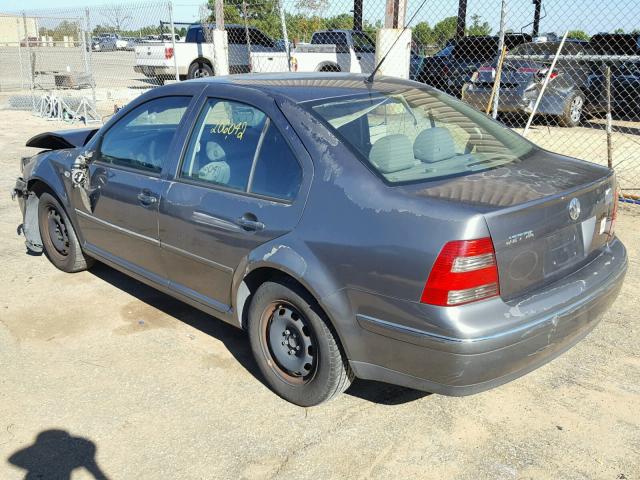 3VWRK69M94M120566 - 2004 VOLKSWAGEN JETTA GL GRAY photo 3