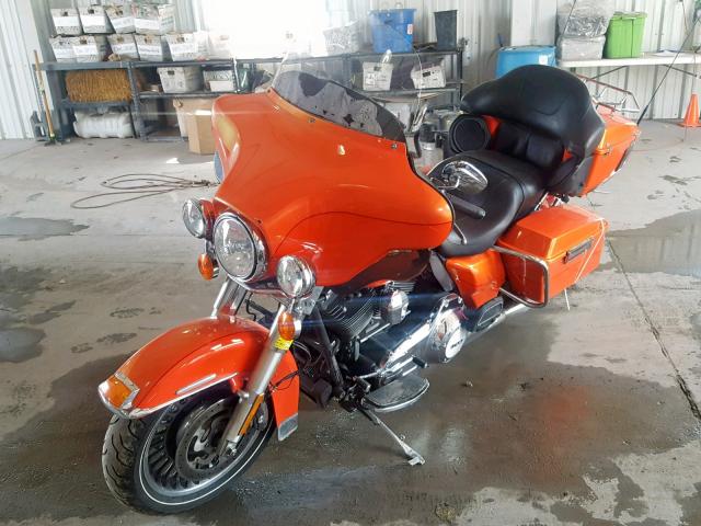 1HD1KEM12CB669635 - 2012 HARLEY-DAVIDSON FLHTK ELEC ORANGE photo 2