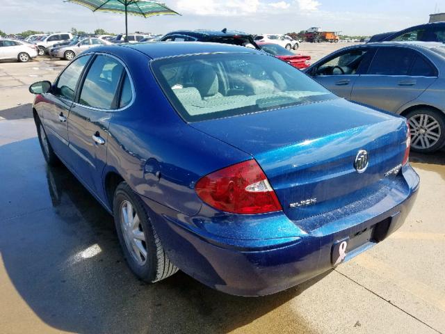 2G4WD582661159129 - 2006 BUICK LACROSSE C BLUE photo 3