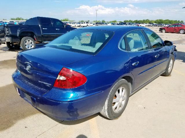 2G4WD582661159129 - 2006 BUICK LACROSSE C BLUE photo 4