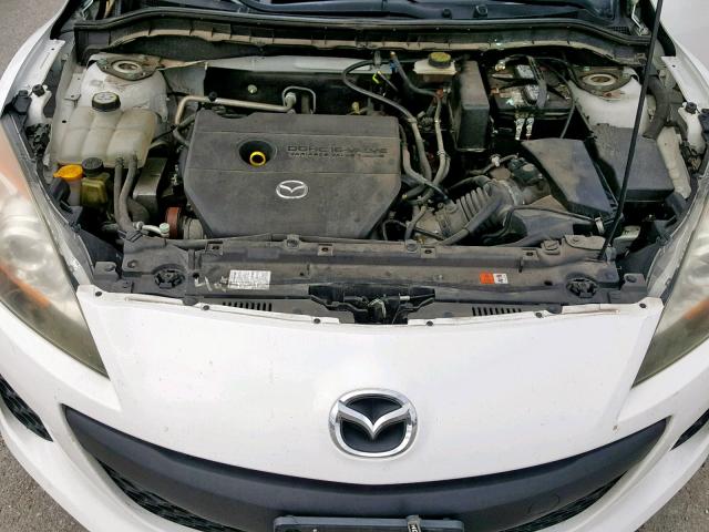 JM1BL1VF8C1502353 - 2012 MAZDA 3 I WHITE photo 7