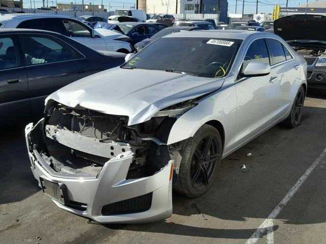 1G6AA5RXXD0159762 - 2013 CADILLAC ATS SILVER photo 2