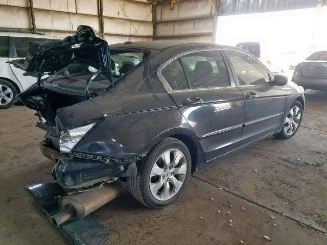 JHMCP26858C004765 - 2008 HONDA ACCORD EXL BLACK photo 4