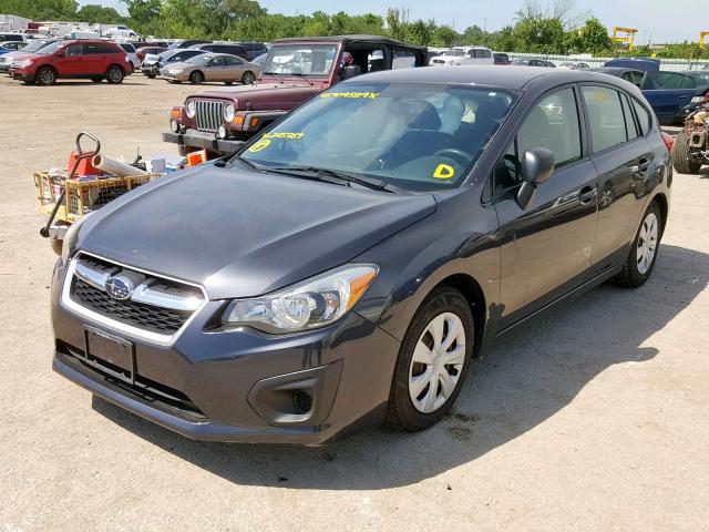 JF1GPAA61E8245567 - 2014 SUBARU IMPREZA GRAY photo 2