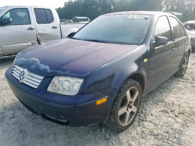 3VWSA29MXXM063957 - 1999 VOLKSWAGEN JETTA GLS BLUE photo 2