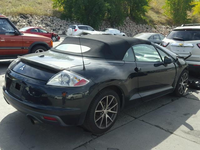 4A37L5EF0BE001586 - 2011 MITSUBISHI ECLIPSE SP BLACK photo 4