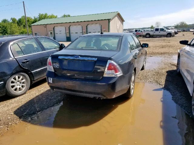 3FAHP08Z39R112165 - 2009 FORD FUSION SEL BLACK photo 4