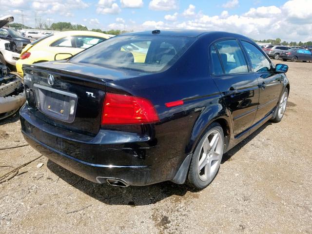 19UUA66266A026746 - 2006 ACURA 3.2TL BLACK photo 4