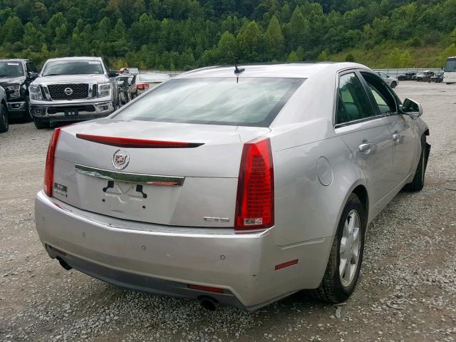 1G6DR57V580165871 - 2008 CADILLAC CTS HI FEA SILVER photo 4