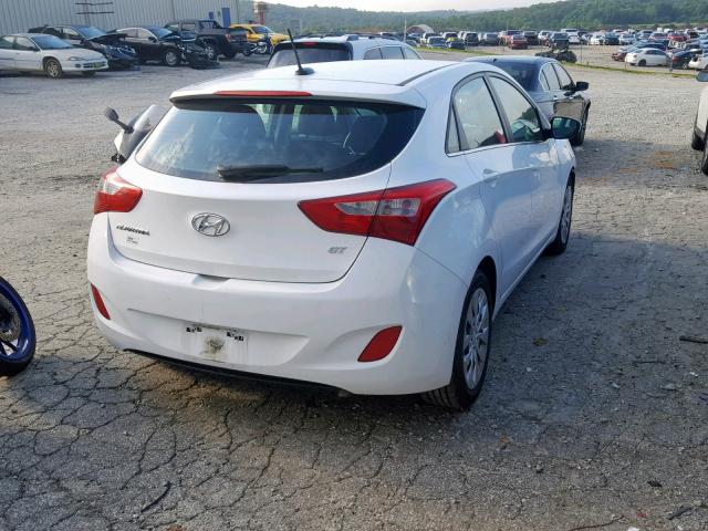 KMHD35LH0GU304922 - 2016 HYUNDAI ELANTRA GT WHITE photo 4