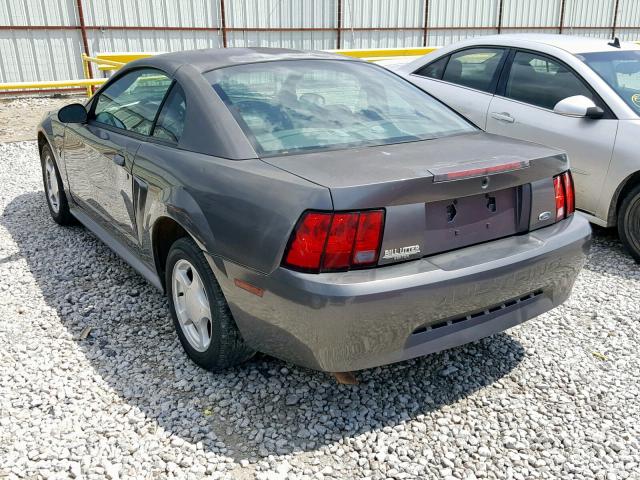 1FAFP40413F376732 - 2003 FORD MUSTANG GRAY photo 3