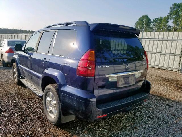 JTJBT20X360099895 - 2006 LEXUS GX 470 BLUE photo 3