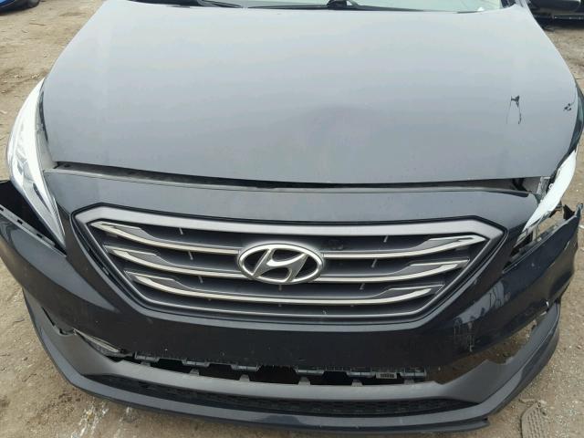 5NPE34AF4FH113906 - 2015 HYUNDAI SONATA SPO BLACK photo 7