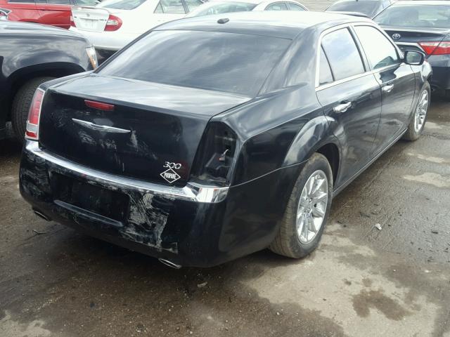 2C3CCAAG8EH209371 - 2014 CHRYSLER 300 BLACK photo 4