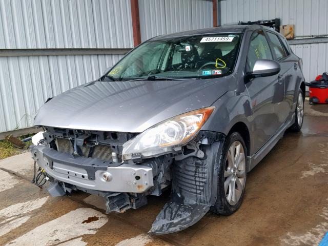 JM1BL1K67B1901046 - 2011 MAZDA 3 S SILVER photo 2