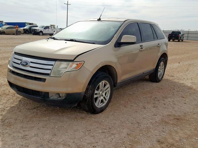 2FMDK48C97BB20773 - 2007 FORD EDGE SEL GOLD photo 2