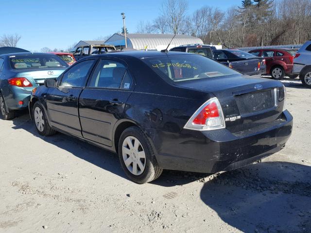 3FAHP06Z69R103818 - 2009 FORD FUSION S BLACK photo 3