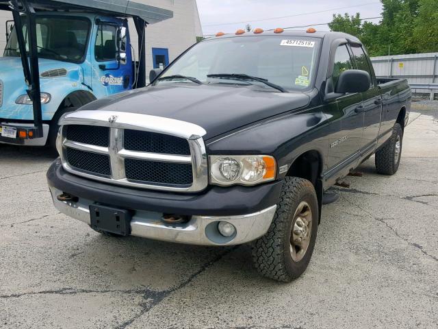 3D7KU28D43G709407 - 2003 DODGE RAM 2500 S შავი ფოტო 2