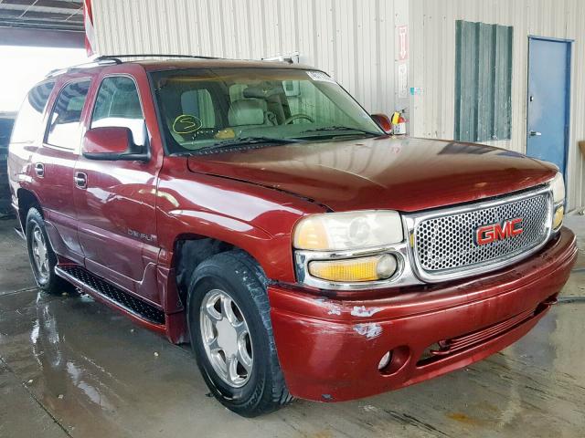 1GKEK63U92J121614 - 2002 GMC DENALI BURGUNDY photo 1