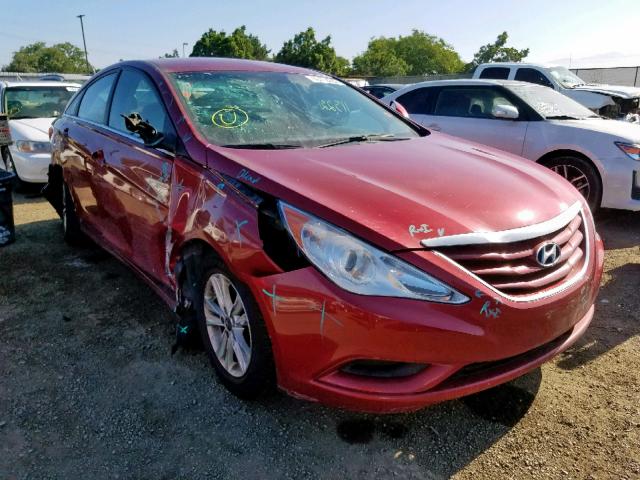 5NPEB4AC1BH259084 - 2011 HYUNDAI SONATA GLS RED photo 1