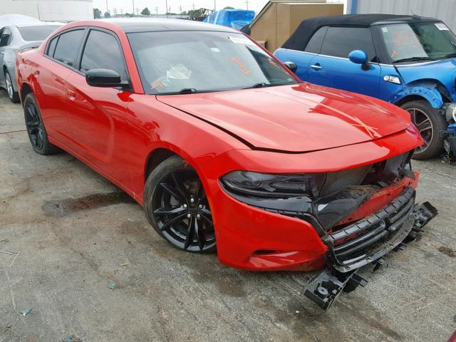 2C3CDXHG8GH126404 - 2016 DODGE CHARGER SX RED photo 1