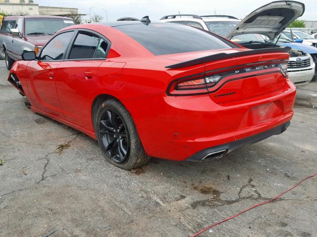 2C3CDXHG8GH126404 - 2016 DODGE CHARGER SX RED photo 3