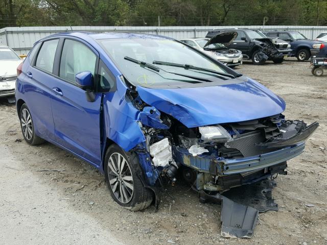 3HGGK5H89GM701791 - 2016 HONDA FIT EX BLUE photo 1