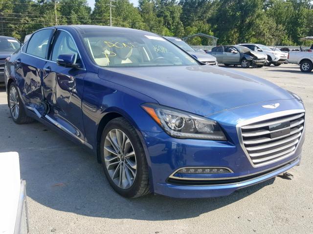 KMHGN4JE4HU194551 - 2017 GENESIS G80 BASE BLUE photo 1