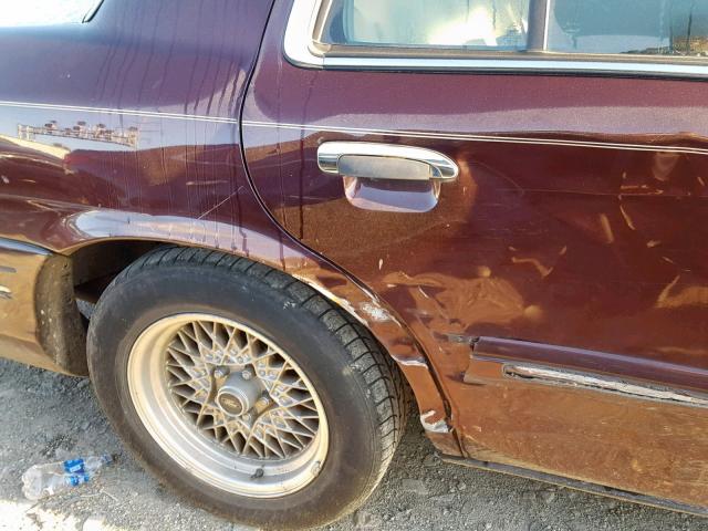 2FAFP74W51X133066 - 2001 FORD CROWN VICT BURGUNDY photo 9