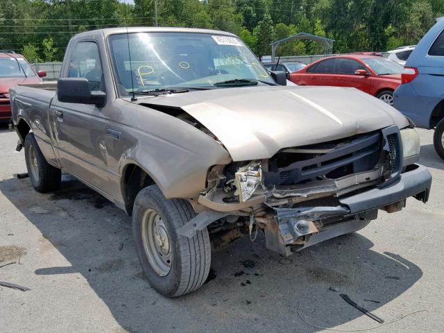 1FTYR10D26PA01832 - 2006 FORD RANGER TAN photo 1